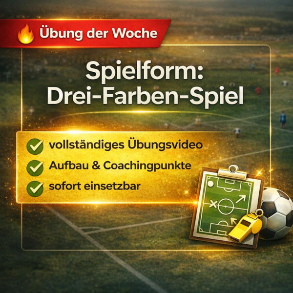 Übung der Woche: Spielform 3-Farben-Spiel